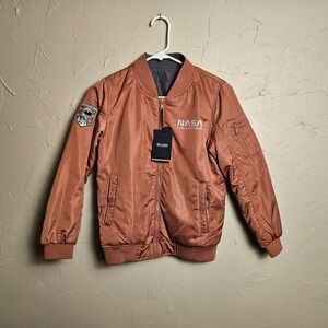 NASA Collection Reversible Jacket Kid's Sz 10 Astronaut Space Explorer New NWT